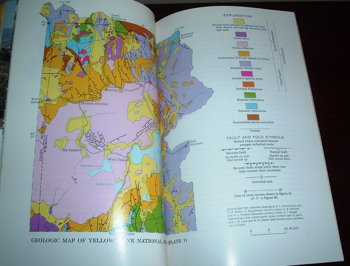 The Geologic Story Of Yellowstone National Park, Geological Survey ...